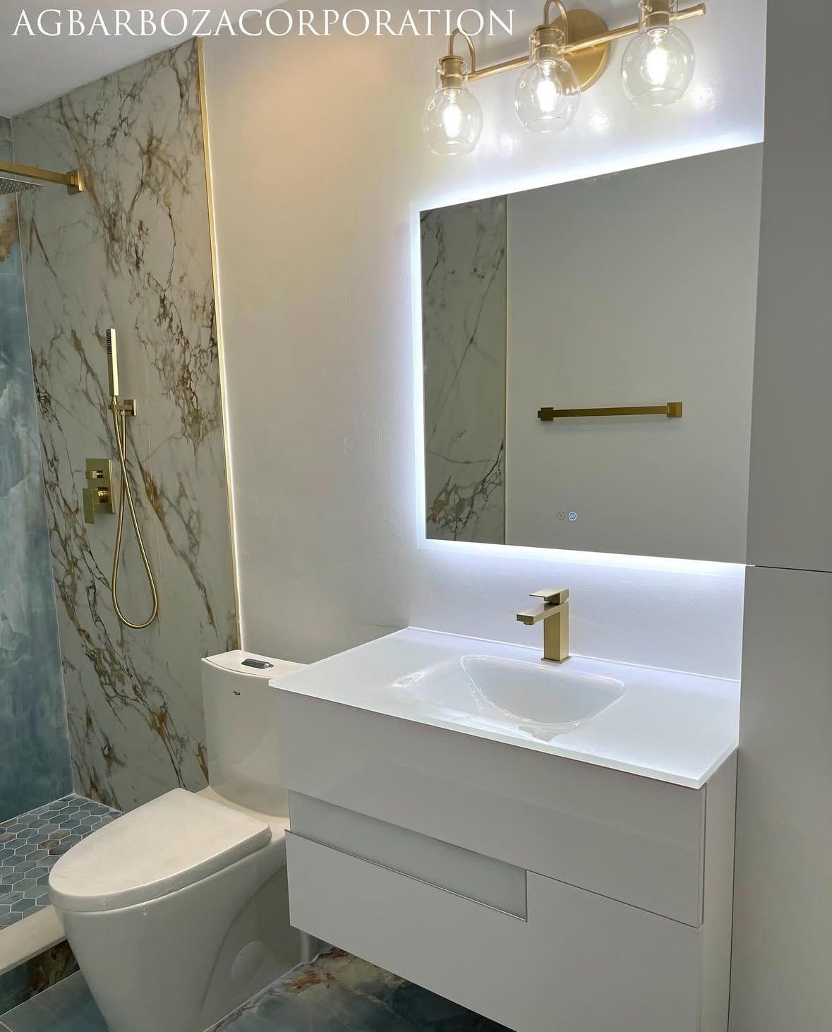 AG Barboza luxury bathroom renovation