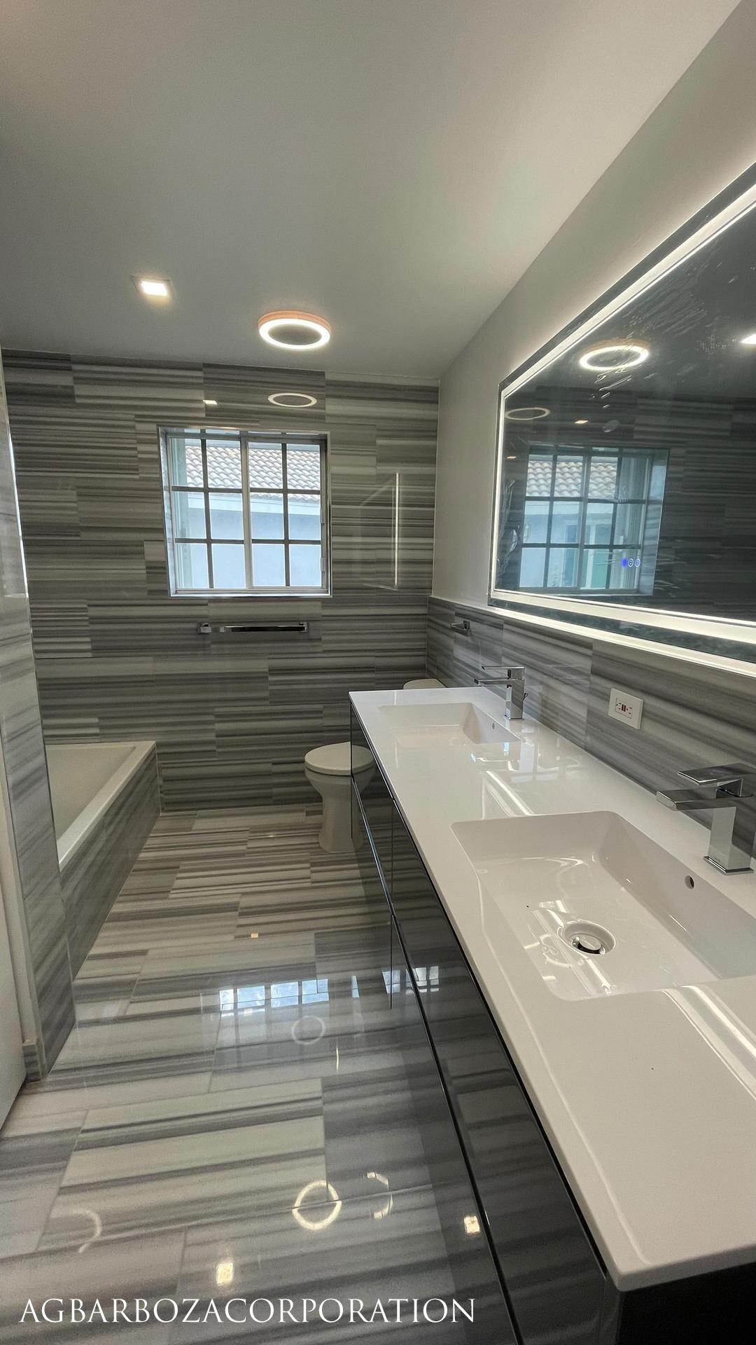 Contemporary bathroom remodel